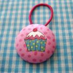 Ponytail Holder, Cupcake 