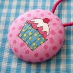 Ponytail Holder, Cupcake 