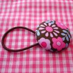 XL Ponytail Holder, Brown w..