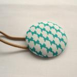 Ponytail Holder, Teal Cloud..