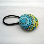 Ponytail Holder, Turquoise ..