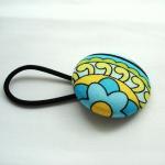 Ponytail Holder, Turquoise ..