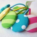 Candyland Ponytail Buttons 