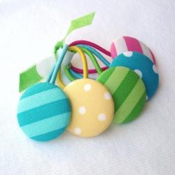 Candyland Ponytail Buttons  